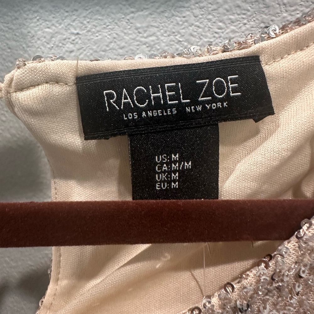 Rachel Zoe Glittering Silver Sequin Blouse - Picture 4 of 7